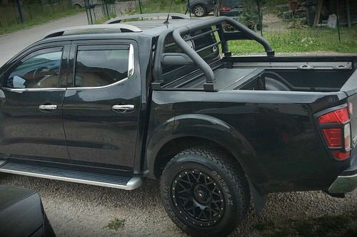 Matt black roll bar - roll, nissan