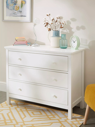 Modern white drawer chest - modern,