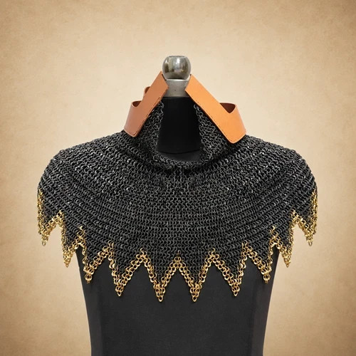 Medieval chainmail aventail - medieval,