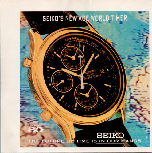 Seiko world timer - timer, quartz