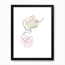 Couple Kissing Illustration