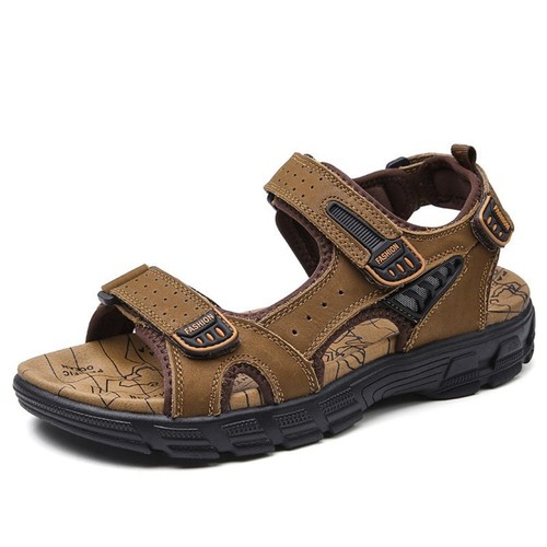 Mens sandals leather walking - sandals,