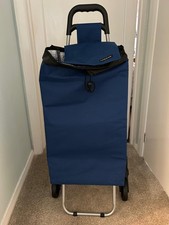 Brand New Locknlock Shopping Trolley With Stair Climbing 6 Wheels Royal Blue