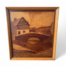 Vintage Marquetry Wooden