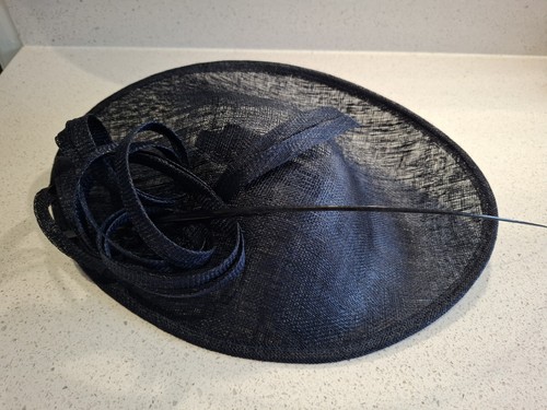 Hobbs dark blue - blue, fascinator