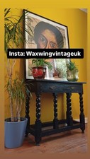 Victorian Antique Ebonised Oak