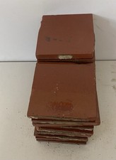 Original Victorian/Georgian Ruabon 4 1/4” x 4 1/4” Floor Tiles