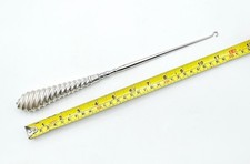 LONG SILVER BUTTON HOOK