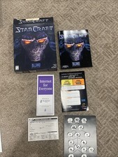 StarCraft 1998 Macintosh Windows95 Almost Complete Missing Game has original box