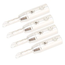 4pcs BFA Banana Plug Brass