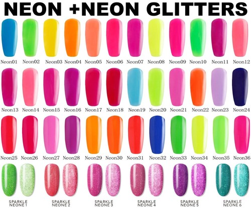 Bluesky gel nail - nail, neon