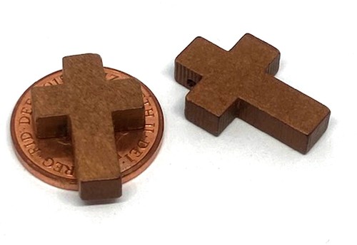 Dolls house wooden cross - wooden,