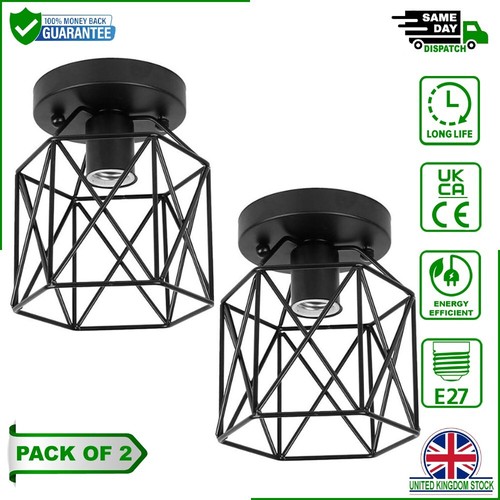 Vintage industrial flush - flush, mount