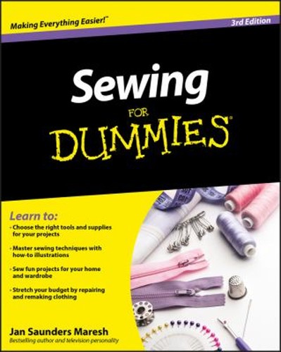 Sewing for dummies paperback - sewing,