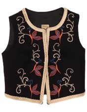VINTAGE Womens OPEN Waistcoat