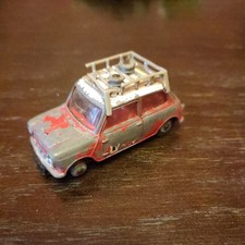 CORGI TOY 321 1966 MONTE CARLO RALLY BMC MINI COOPER FOR RESTORATION 