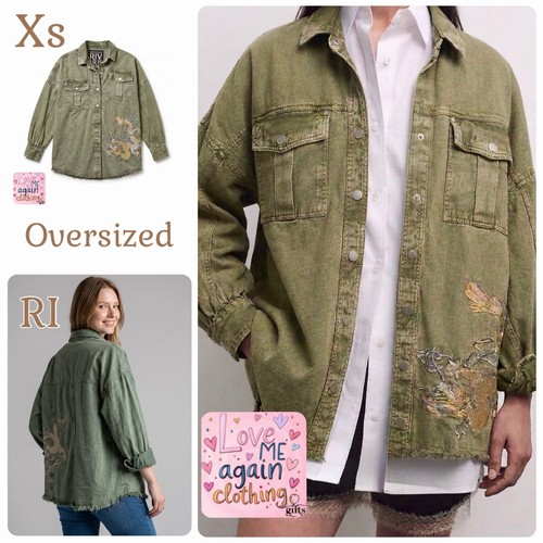 Ladies oversized green