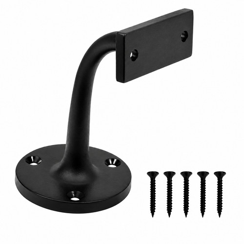 Black handrail bannister - handrail,