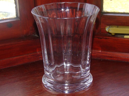 Dartington glass vase - a,