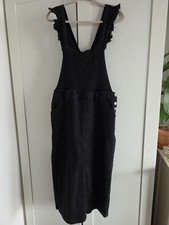 Simply Be Denim Dungaree Dress