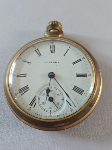 Vintage ingersoll gold look - vintage,