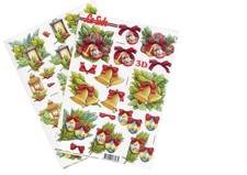 3D Die Cut Christmas Decoupage