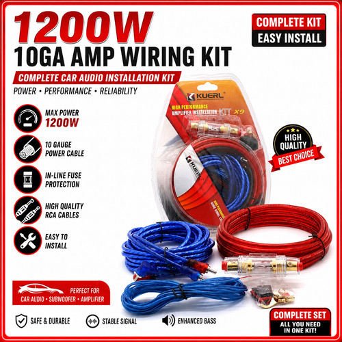 1200w car amp - amp, 10ga