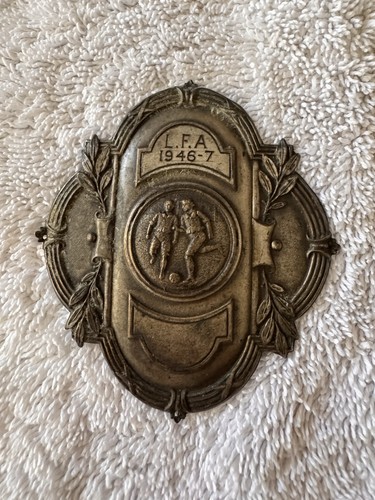 Football medal 1946 1947 - l.f.a,