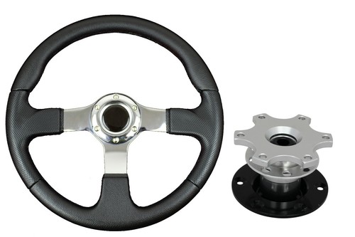 Chrome steering wheel - f2,