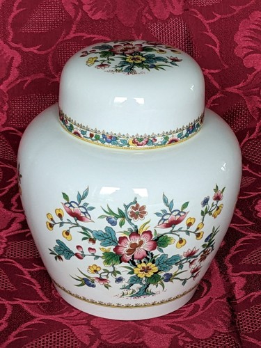Coalport ming rose ginger jar - ginger,