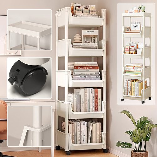 Tier storage trolley cart on - tier,