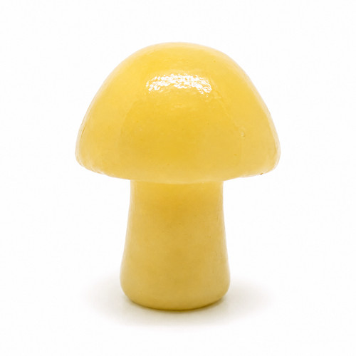 Yellow jade mushroom - jade,