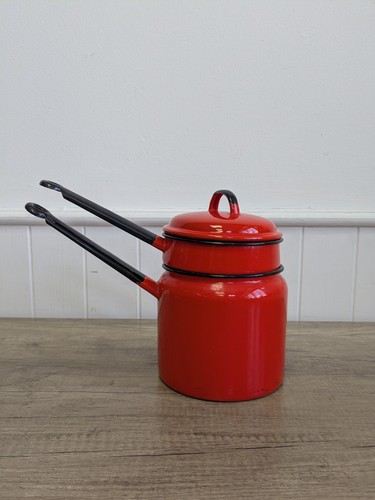 Vintage polish red - vintage, enamel