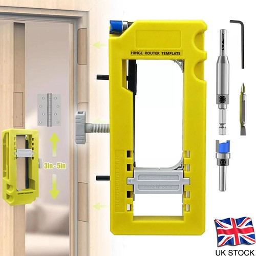 Door hinge routing jig stable - routing,