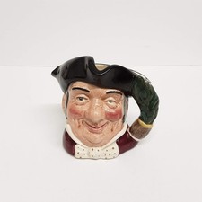 Vintage 1957 Royal Doulton Mine Host Small Ceramic Character Toby Jug - 3.5 Inch