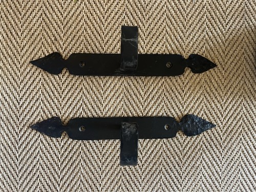 Pair vintage wrought iron - pair,