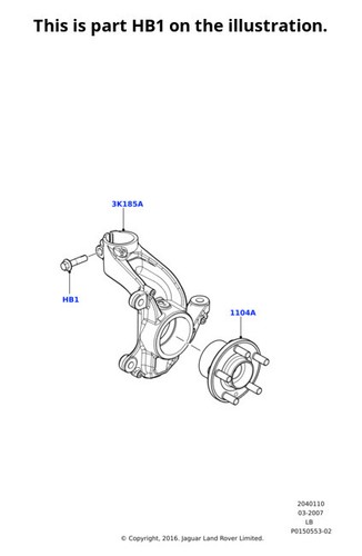 Land rover bolt - bolt, 2