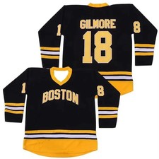 Boston Ice Hockey jersey 18 Gilmore Embroidered Clothing Jerseys Happy Gilmore
