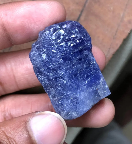 Natural tanzanite rough - natural,