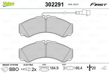 Rear VALEO-OE 302291 Brake Pad