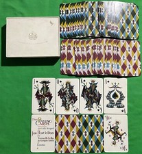 TWIN SET Old Vintage 1957 De La Rue Non Standard * PICART LE DOUX  Playing Cards