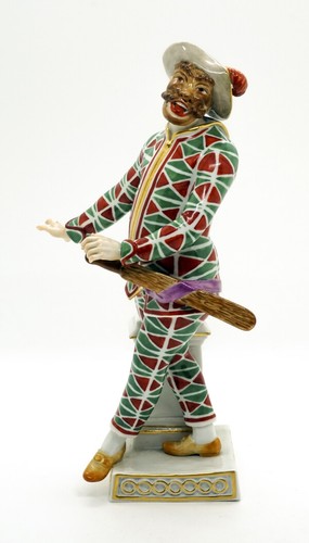 Meissen porcelain harlequin - porcelain,