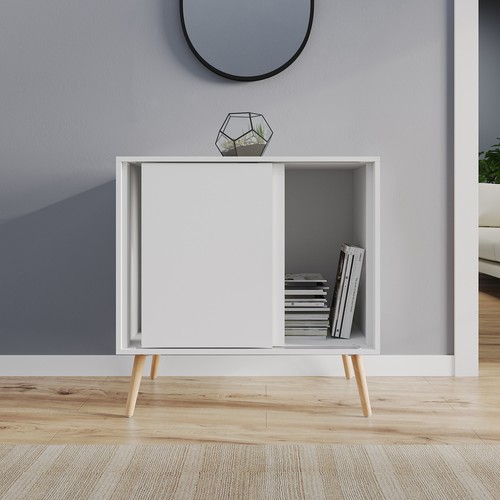Door sliding chest cabinet - 2-door,