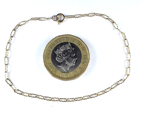 9ct yellow gold - gold, crinkle