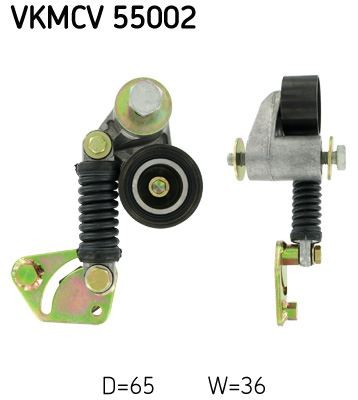 Ribbed belt tensioner - belt, for