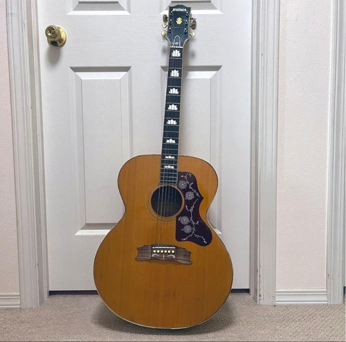 70s egima acoustic guitar - egima,