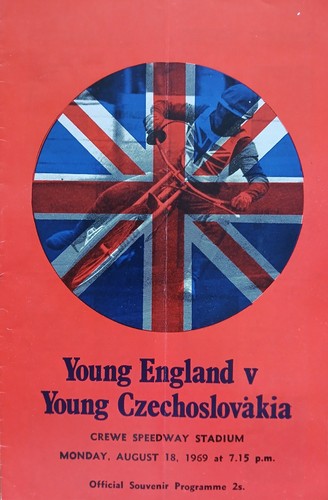 Crewe speedway programme - crewe,