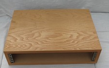 2U 19" Rack unit beech wood