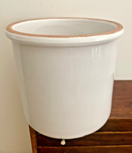 Vintage white glazed - vintage,