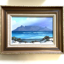 Oil On Board : Table Mountain